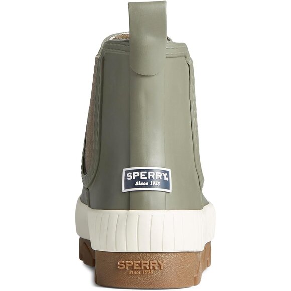 Stylish Women's Torrent Rain Boots - Waterproof Olive Rubber Ankle Boot Size 5 - Picture 4 of 6